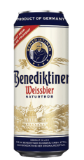 Benediktiner Weissbier Naturtrüb lata